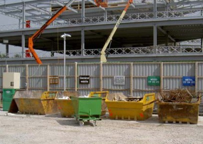 The construction section has made great strides in reducing waste to landfill, according to WRAP (picture: BAM Construction)